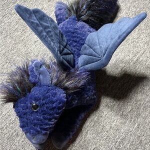 Jellycat seraphina Pegasus large 24" version Harrods London Rare Retired Navy